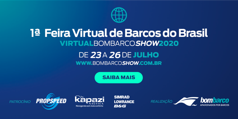 Confirmada a primeira feira virtual de barcos do Brasil, de 23 a 26 de julho